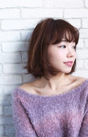 半熟パーマボブ